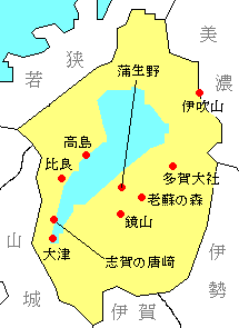 イメージマップ近江地図