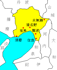 イメージマップ摂津地図