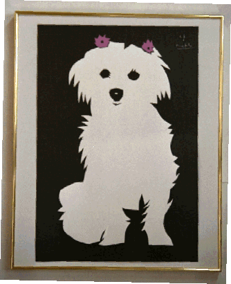 In front of the exposition