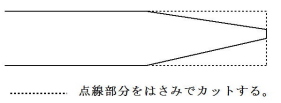 �J�b�g�̌`