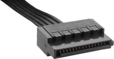 Ribbon Style SATA Cable with 4 Connectors Type 3(Short Cable)