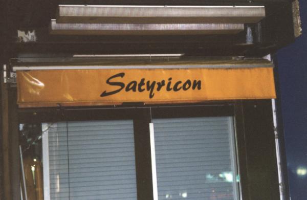 Satyriconと書かれている