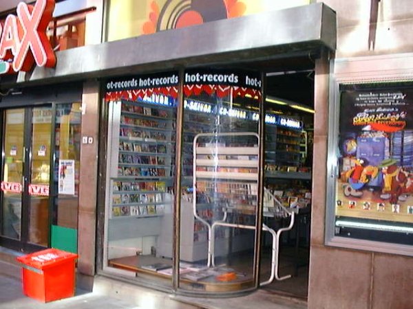 Hot Recordsの店構え