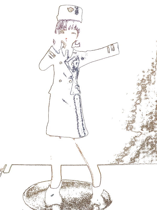 実写塗り絵
