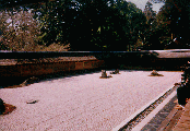 Zen rock garden