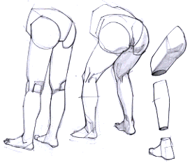 足の描き方5