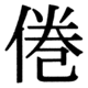 JIS83の23-81の字形(JIS規格票)