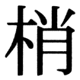 JIS83の30-31の字形