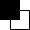 白と黒のみで構成されるモノクロ2階調の色見本