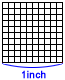 正方形が縦横それぞれ10個並んでいる画像