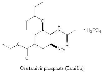 タミフル構造式