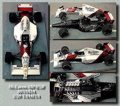 McLaren MP4/5B HONDA 1/20 TAMIYA