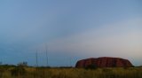 Anticrepuscular Rays over Uluru