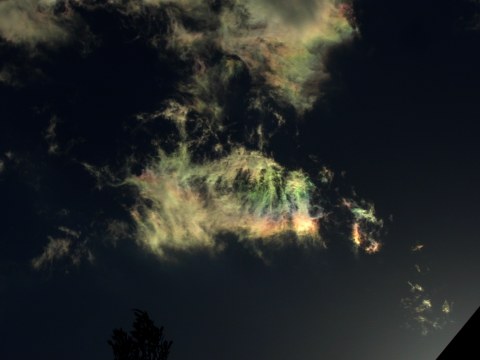 iridescent cumulus