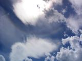 22-degree halo and cloud iridescent