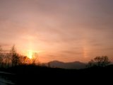 Sun Pillar and Parhelion