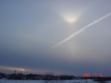 Sunpillar, Upper Tangent Arc, Parhelion, and 22-degree Halo