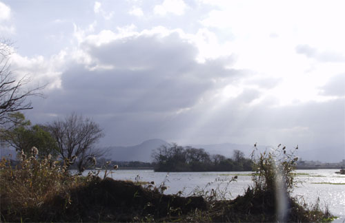 Lake Ezu in Winter