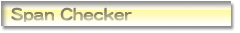 Span Checker