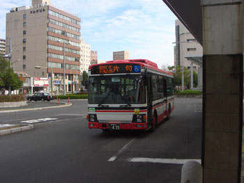 松江駅前・一畑バス「片句」行き