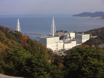 島根原子力館・島根原発を見下ろす