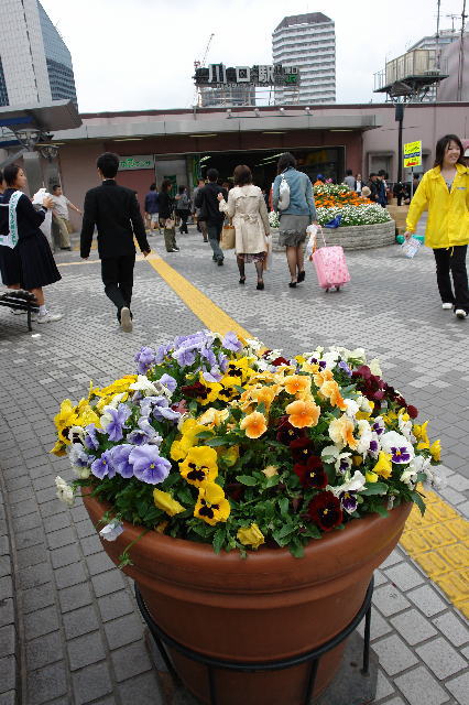 JR川口駅前の風景