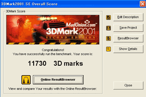 3D Mark2001SE Build330