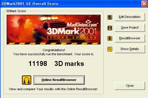 3D Mark 2001SE Build330 XP2400+