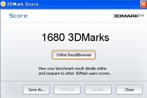 3D Mark 03 XP2500+