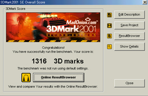 Tu}V3DMark2001SE