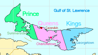 PEI map