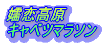 嬬恋高原 キャベツマラソン