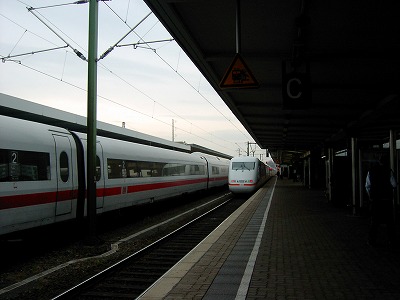 Braunschweig駅のICE