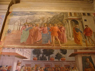 サンタ・マリア・デル・カルミネ教会のマザッチョのフレスコ画