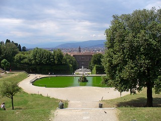 ピッティ宮の庭