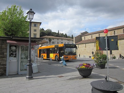 フィエーゾレのバス終点
