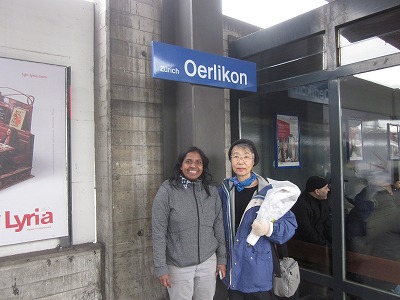 RitarとOerlikon駅で