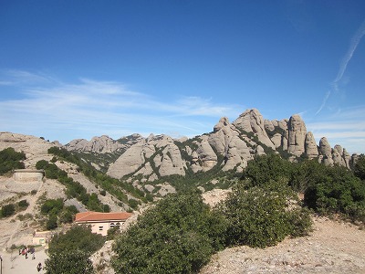 モンセラットの岩山