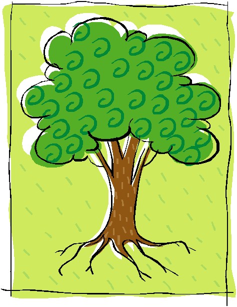 tree clipart with roots - photo #29