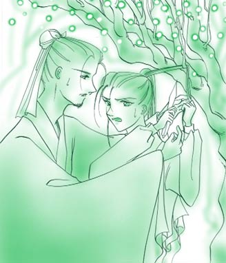 �~�ɗ��܂����q���l�ƍQ�ĂĂ��钇�B