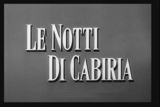 NIGHTS OF CABIRIA