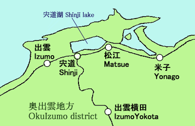 Map Of Izumo City Japan 69