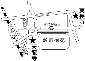 アジア祭会場への地図