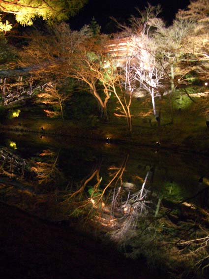 高台寺湖面