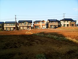 新しい街、建設中