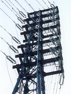 腕金部分の拡大