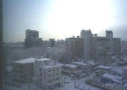 ホテルの窓より中島公園方面