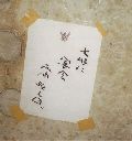 北防波堤ドームの張り紙