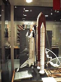スペースシャトル模型