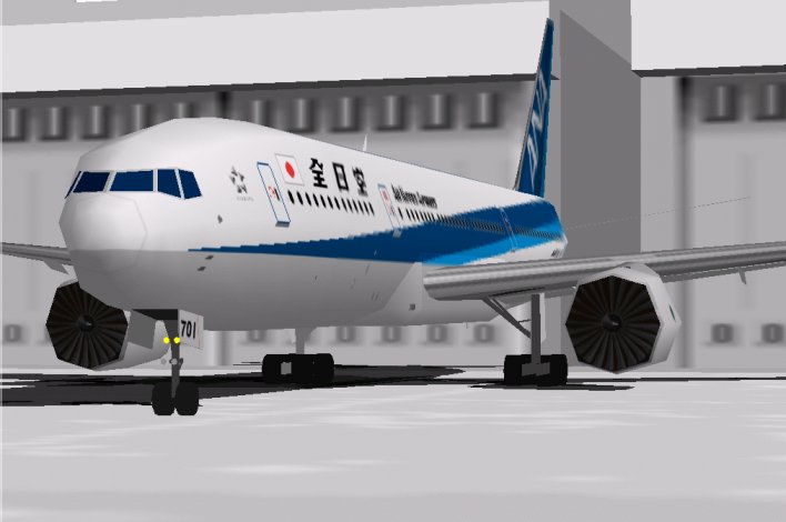 ANA B777-281 JA701A at Tokyo Intl. Airport